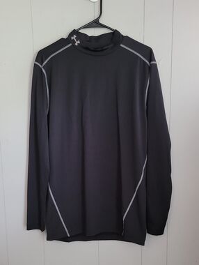 Under Armour Mens Shirt 2XL Cold Gear Black Long Sleeve